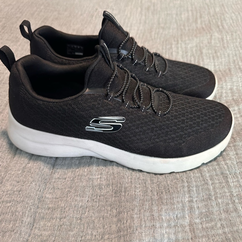 Women’s Skechers Black and White Athletic Shoes